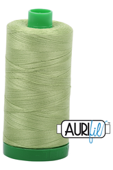 Aurifil Mako 40wt 2-ply Cotton 1000 m 1094 yd. spool - 2882 Light Fern